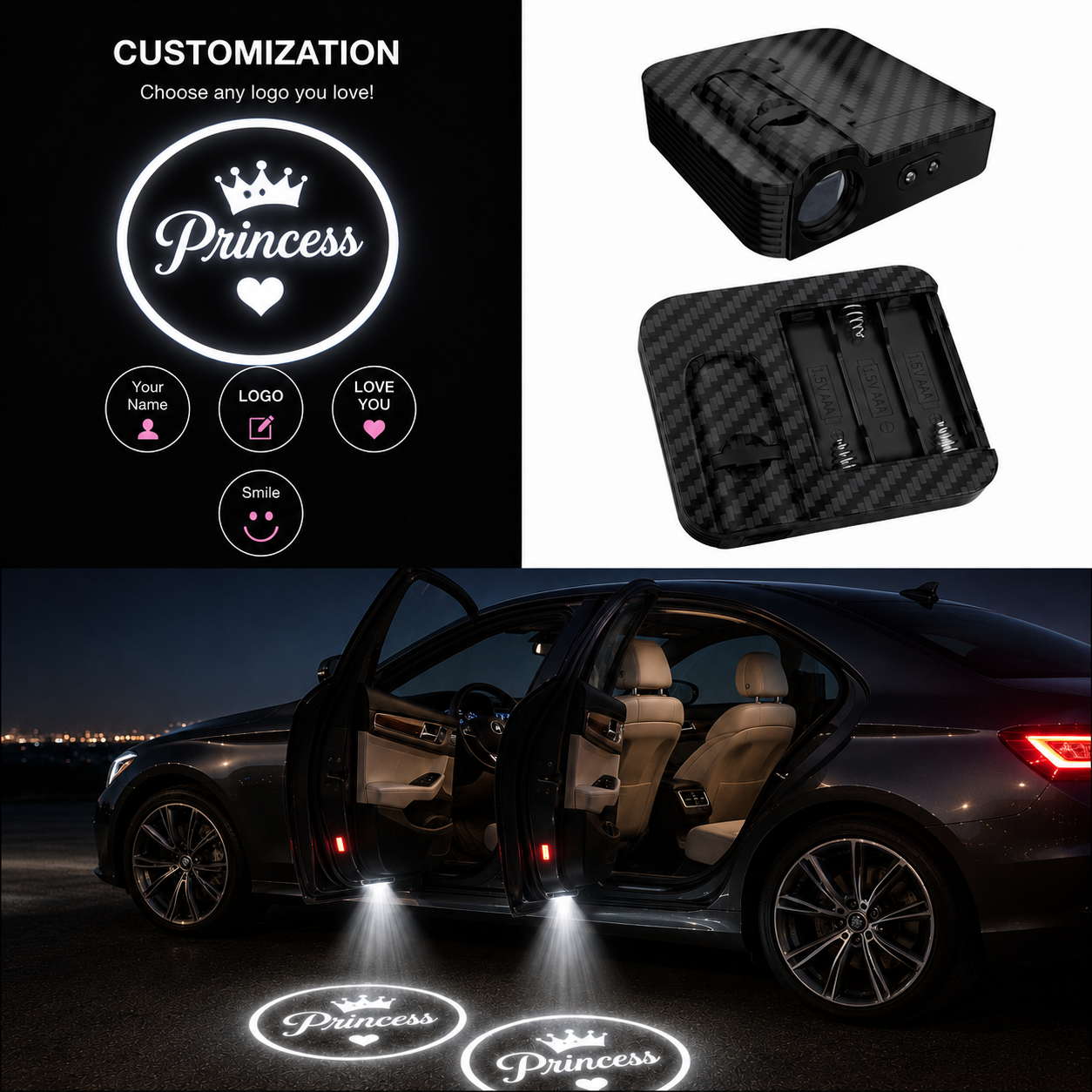 Custom Laser Door Projector
