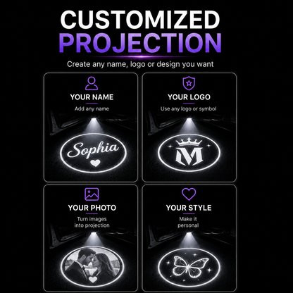 Custom Laser Door Projector